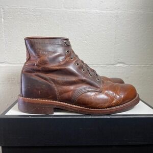 Chippewa Aldrich 1901M26 Tan Renegade Leather 6" Plain Toe Boots Men's